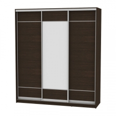Шкаф-купе Аларти B-220х200х60-3Венге-D7D8D7