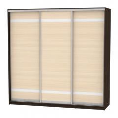 Шкаф-купе Аларти B-220х235х60-2Венге-ДМ-D9D9D9