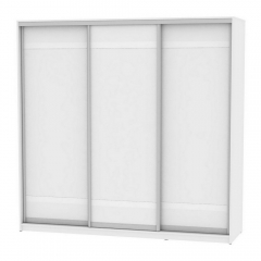Шкаф-купе Аларти B-220х235х60-3Белый-D9D9D9