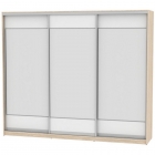 Шкаф-купе Аларти B-220х270х60-1ДСС-Белый-D8D8D8