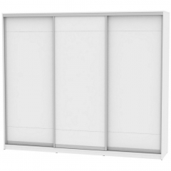 Шкаф-купе Аларти B-220х270х60-1Белый-D9D9D9