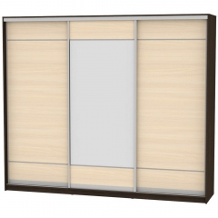 Шкаф-купе Аларти B-220х270х60-1Венге-ДМ-D7D8D7