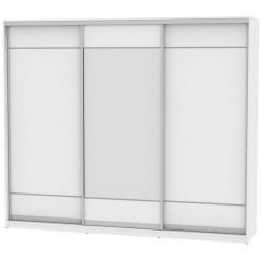 Шкаф-купе Аларти B-220х270х60-2Белый-D7D8D7