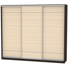 Шкаф-купе Аларти B-220х270х60-3Венге-ДМ-D7D7D7