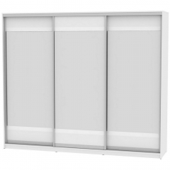 Шкаф-купе Аларти B-220х270х60-3Белый-D10D10D10