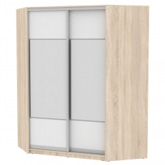 Шкаф-купе Аларти YA-198х1400-568-1ДСС-Белый-D3D3