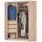 Шкаф-купе Аларти YA-198х1250-4ВД-D3D3