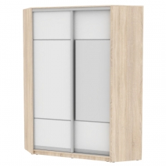 Шкаф-купе Аларти YA-198х1250-5ДСС-Белый-D4D3