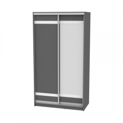 Шкаф-купе Аларти B-230х120х60-2Графит-D9D10