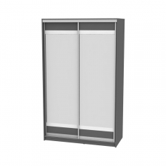 Шкаф-купе Аларти B-230х135х60-2Графит-D10D10