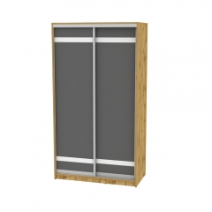 Шкаф-купе Аларти B-230х120х60-1ДВ-Графит-D9D9