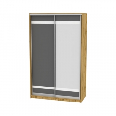 Шкаф-купе Аларти B-230х135х60-3ДВ-Графит-D9D10