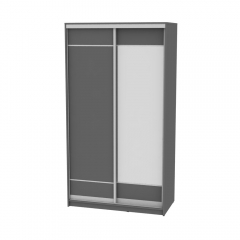 Шкаф-купе Аларти B-230х120х60-1Графит-D7D8
