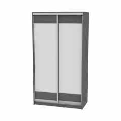 Шкаф-купе Аларти B-230х120х60-2Графит-D8D8