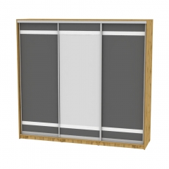 Шкаф-купе Аларти B-220х235х60-1ДВ-Графит-D9D10D9