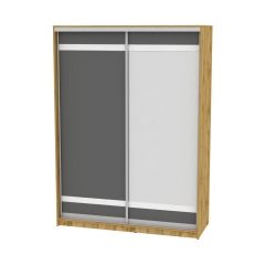 Шкаф-купе Аларти B-230х160х60-2ДВ-Графит-D9D10