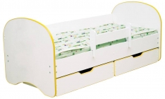 Кровать детская Матрица Радуга с 2-мя ящиками 8001900 Светло-розовый