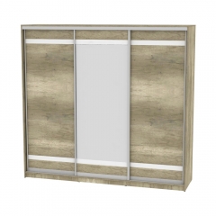 Шкаф-купе Аларти B-220х235х60-2ДКМ-D9D10D9