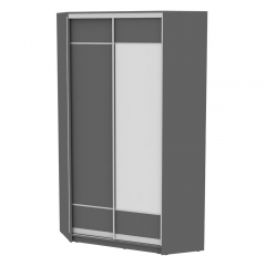 Шкаф-купе Аларти БеллаH92300х1153х1153Графит-D7D8