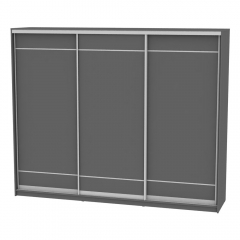 Шкаф-купе Аларти B-230х270х60-3Графит-D7D7D7