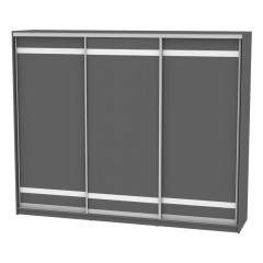 Шкаф-купе Аларти B-220х270х60-1Графит-D9D9D9