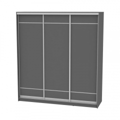 Шкаф-купе Аларти B-220х180х60-1Графит-D7D7D7