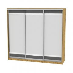 Шкаф-купе Аларти B-220х235х60-3ДВ-Графит-D10D10D10