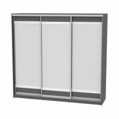 Шкаф-купе Аларти B-230х235х60-1Графит-D10D10D10