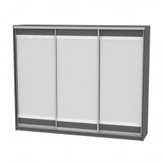 Шкаф-купе Аларти B-220х270х60-1Графит-D10D10D10