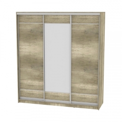 Шкаф-купе Аларти B-220х200х60-2ДКМ-D7D8D7