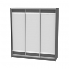 Шкаф-купе Аларти B-220х180х60-3Графит-D10D10D10