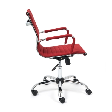 Кресло Tetchair URBAN-LOW флок , бордовый, 10