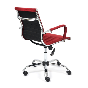 Кресло Tetchair URBAN-LOW флок , бордовый, 10