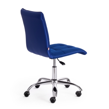 Кресло Tetchair ZERO ткань/кож/зам, синий, TW10/36-39