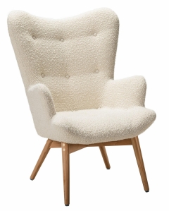 Кресло R-home Хайбэк бежевый/нат. бук