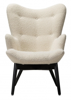 Кресло R-home Хайбэк бежевый/венге