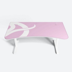 Стол для компьютера Arozzi Arozzi Arena Gaming Desk - White-Pink