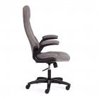 Кресло Tetchair BAZUKA флок , серый, 29