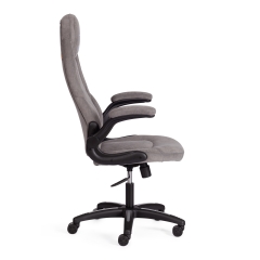 Кресло Tetchair BAZUKA флок , серый, 29