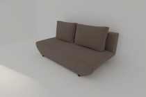 Диван Berhouse Классик Мини без подлокотников Berhouse Цвет фасада Коричневый Велюто 23 Тип Прямой Материал фасада Металл/Велюр