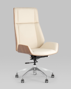 Кресло руководителя Stool Group TopChairs Crown SN бежевый