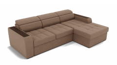 Диван Berhouse Манчестер ЗР Цвет фасада Светло коричневый Тип Левый/правый Материал фасада Металл/Велюр
