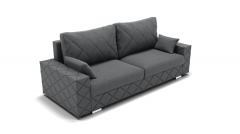 Диван Berhouse Мартин-1 ЗР Цвет фасада Светло серый Тип Прямой Материал фасада Металл/Велюр