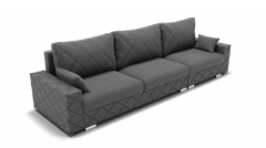 Диван Berhouse Мартин-2 угол левый/правый ЗР Цвет фасада Серый Тип Левый/правый Материал фасада Металл/Велюр