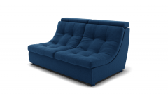 Диван Berhouse Монако-1 ЗР Цвет фасада Синий Тип Прямой Материал фасада Металл/Велюр