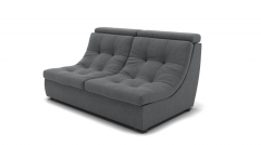 Диван Berhouse Монако-1 ЗР Цвет фасада Серый Тип Прямой Материал фасада Металл/Велюр