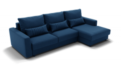 Диван Berhouse Мэдисон угол левый/правый ЗР Цвет фасада Синий Тип Левый/правый Материал фасада Металл/Велюр