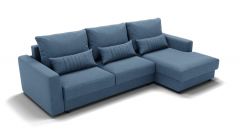 Диван Berhouse Мэдисон угол левый/правый ЗР Цвет фасада Серый Тип Левый/правый Материал фасада Металл/Велюр