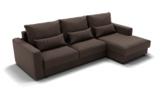Диван Berhouse Мэдисон угол левый/правый ЗР Цвет фасада Коричневый Тип Левый/правый Материал фасада Металл/Велюр
