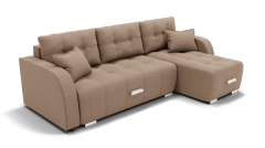Диван Berhouse Нью-Йорк-3 угол левый/правый ЗР Цвет фасада Светло коричневый Тип Левый/правый Материал фасада Металл/Велюр
